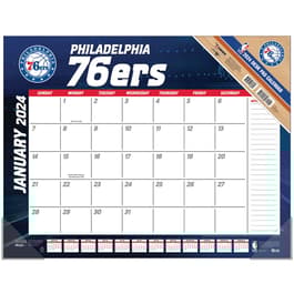 Philadelphia 76ers 2024 Desk Pad