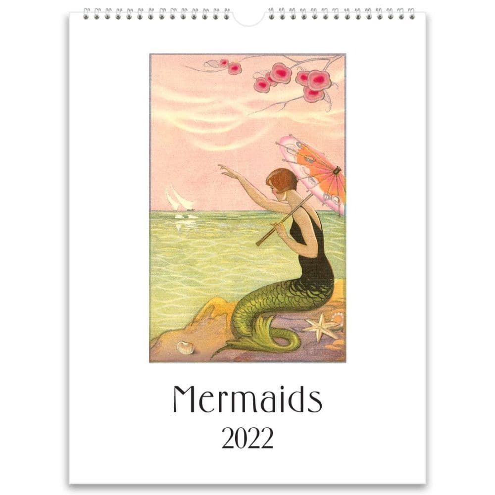 Mermaids Nostalgic 2022 Poster Wall Calendar
