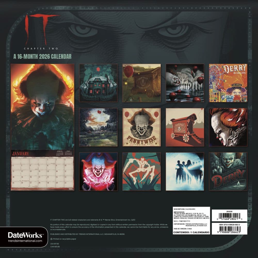 IT 2026 Wall Calendar First Alternate Image
