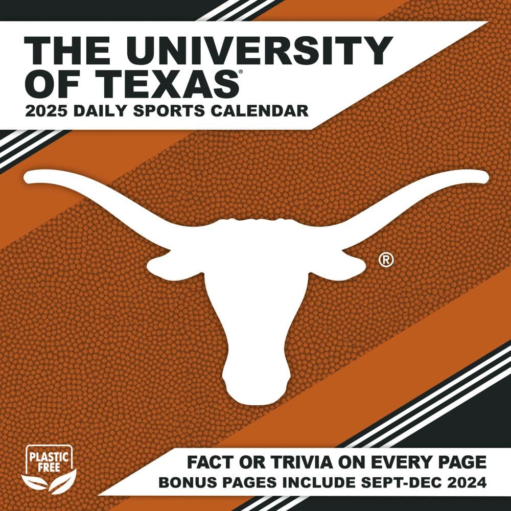 COL Texas Longhorns 2025 Desk Calendar