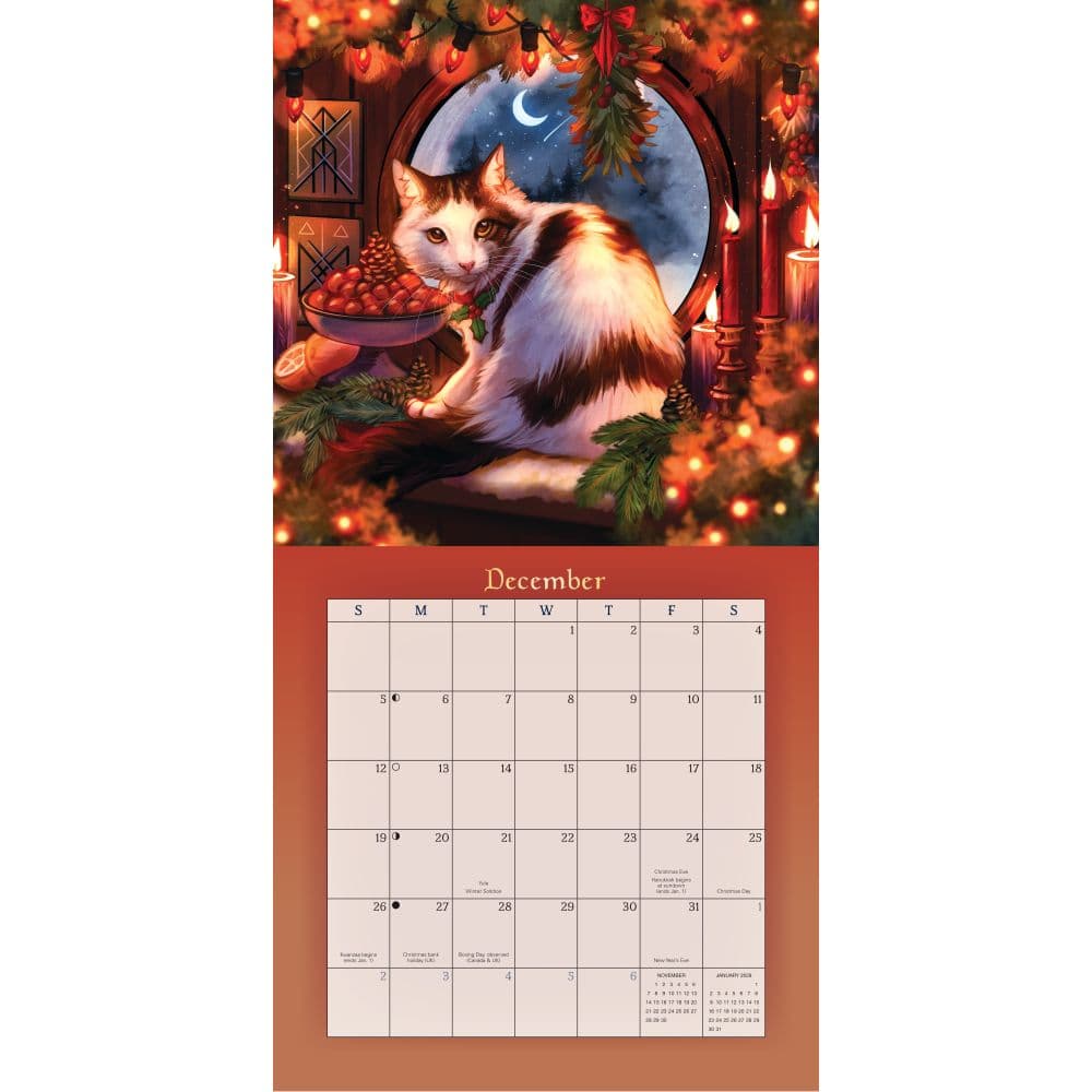 Magical Mystical Cats 2027 Wall Calendar Fourth Alternate Image