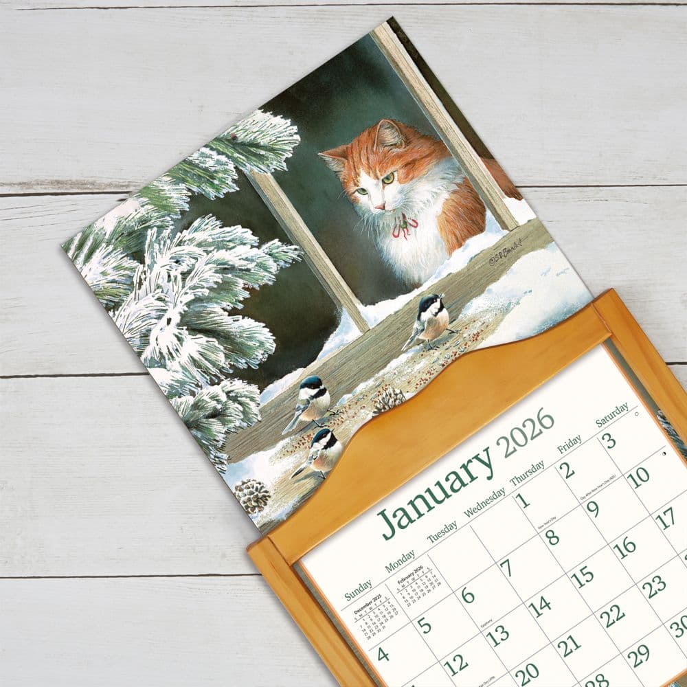 Cats in the Country 2026 Wall Calendar by Susan Bourdet_ALT4