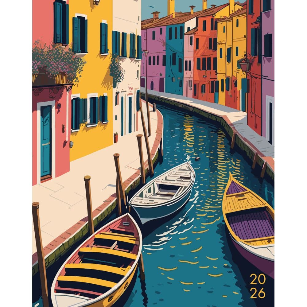 image Colorful Canal 2026 Monthly Planner