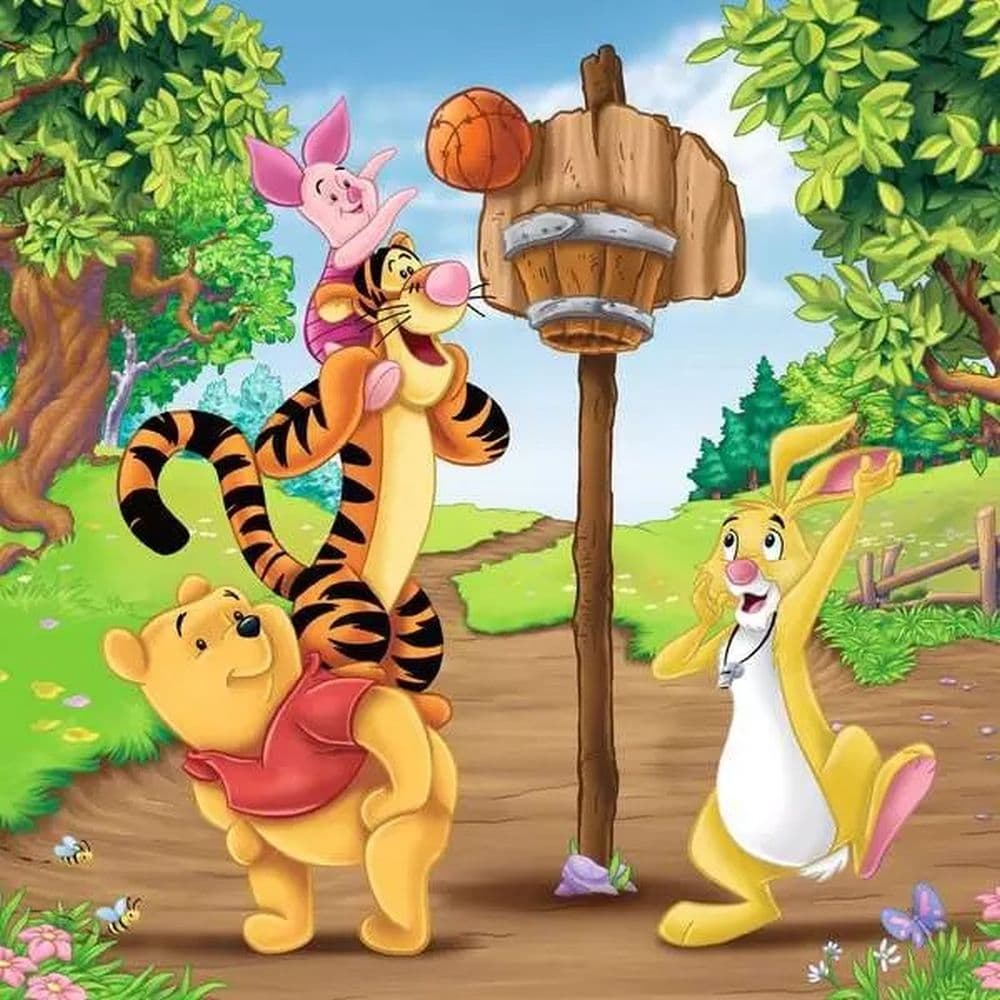 Pooh Sports Day 3x49 Piece Puzzle Second Alternate Image