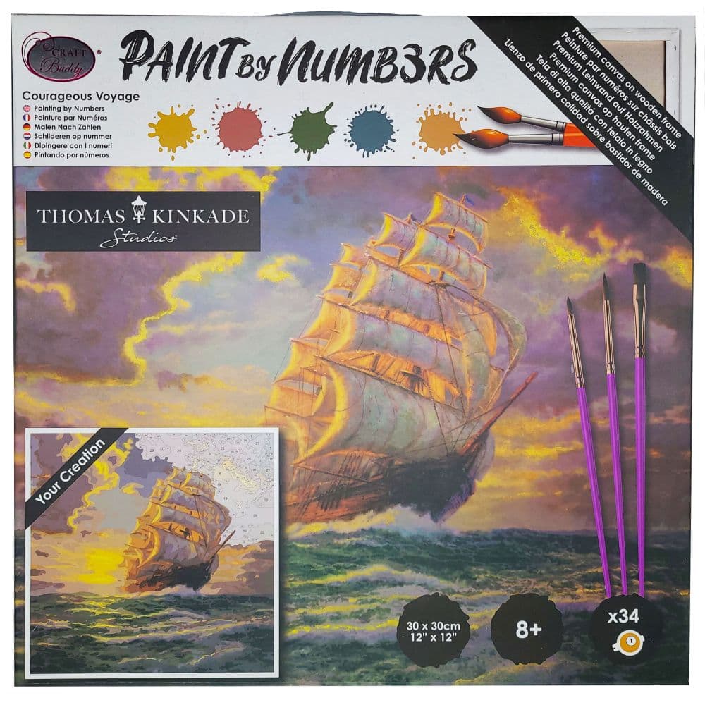 Kinkade Voyage Paint by Number Kit Main Product Image width=&quot;1000&quot; height=&quot;1000&quot;