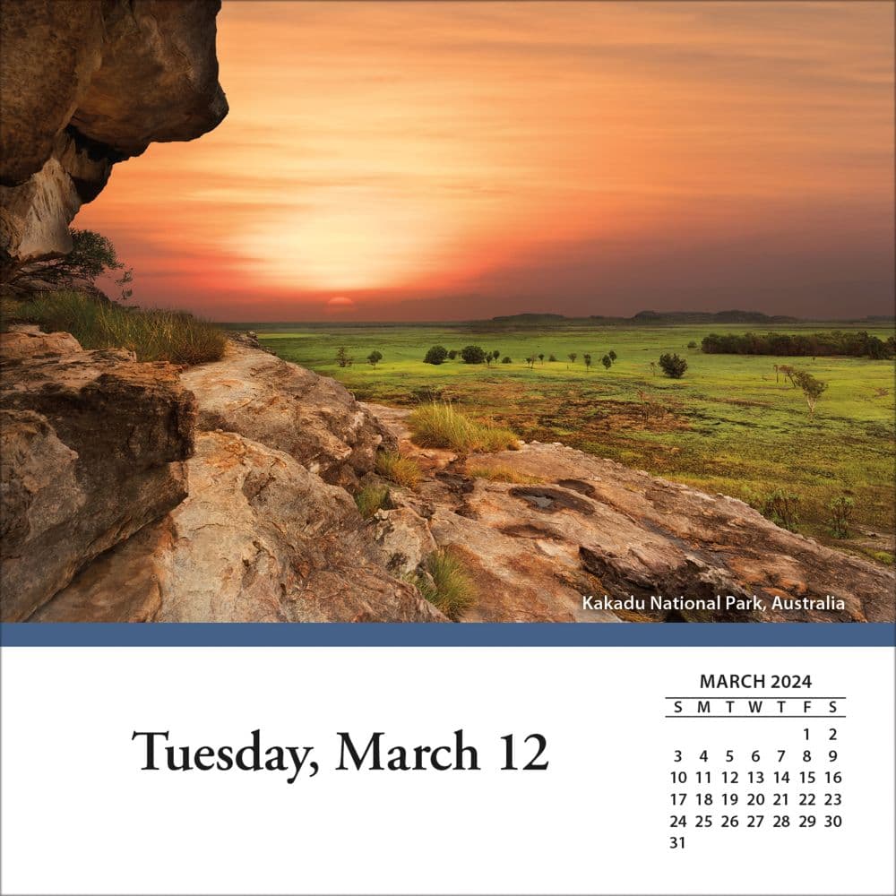National Parks 2024 Desk Calendar Third Alternate Image width=&quot;1000&quot; height=&quot;1000&quot;