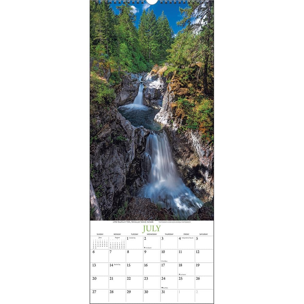 Falling Waters Vertical 2025 Wall Calendar Third Alternate Image width=&quot;1000&quot; height=&quot;1000&quot;