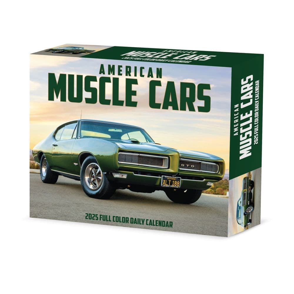 American Muscle Cars 2025 Desk Calendar Main Product Image