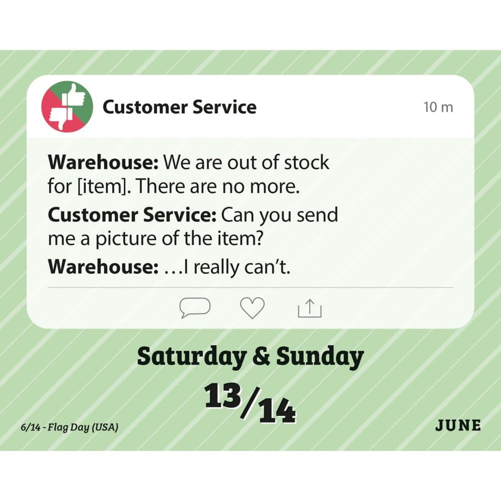 The Fck 2026 Desk Calendar Third Alternate Image