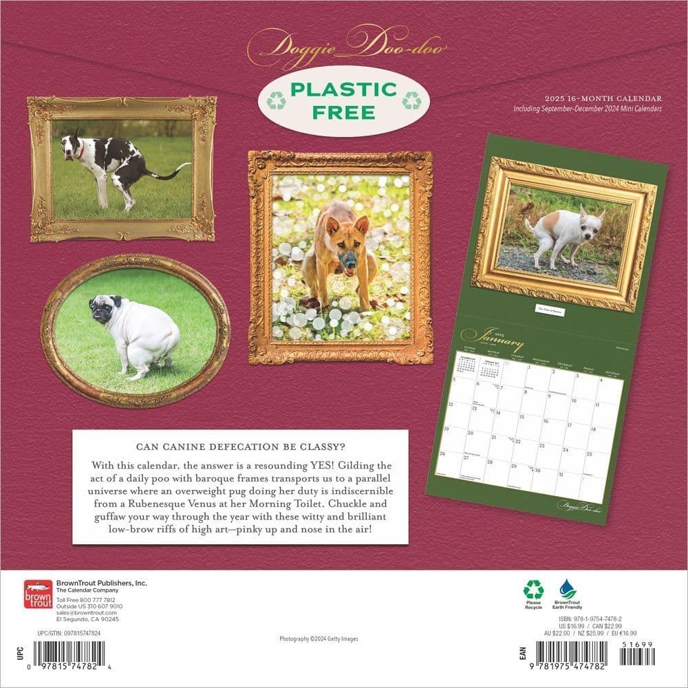 Doggie Doo Doo 2025 Wall Calendar First Alternate Image