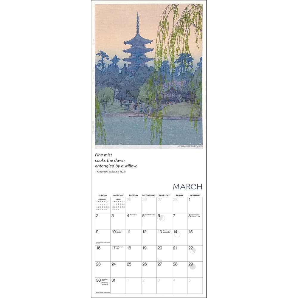Haiku BIG 2025 Mini Wall Calendar