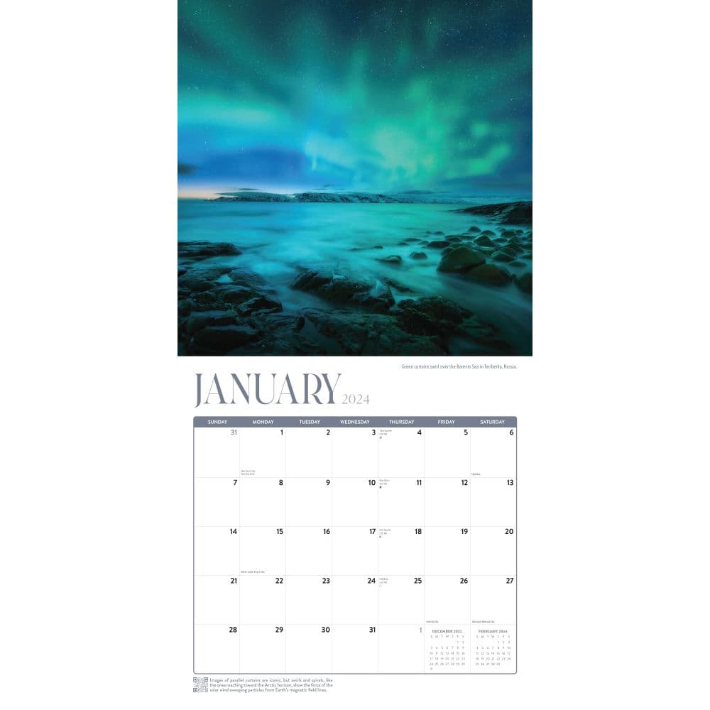 Northern Lights 2024 Wall Calendar Second Alternate Image width=&quot;1000&quot; height=&quot;1000&quot;