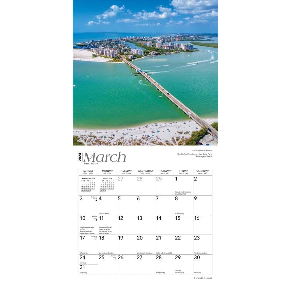 Florida Coast 2024 Mini Wall Calendar Second Alternate  Image width=&quot;1000&quot; height=&quot;1000&quot;