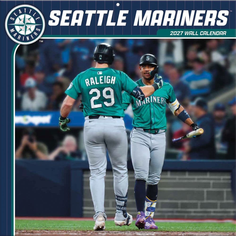MLB Seattle Mariners 2027 Wall Calendar