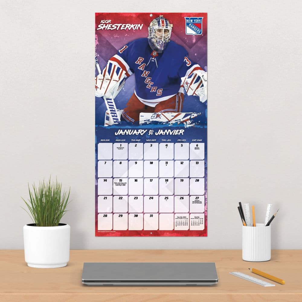 NHL Stoppers 2024 Wall Calendar