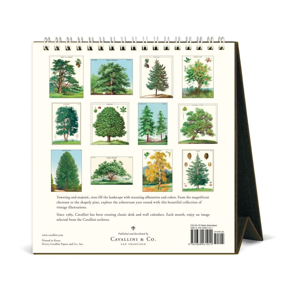 Arboretum 2024 Easel Desk Calendar First Alternate Image width=&quot;1000&quot; height=&quot;1000&quot;