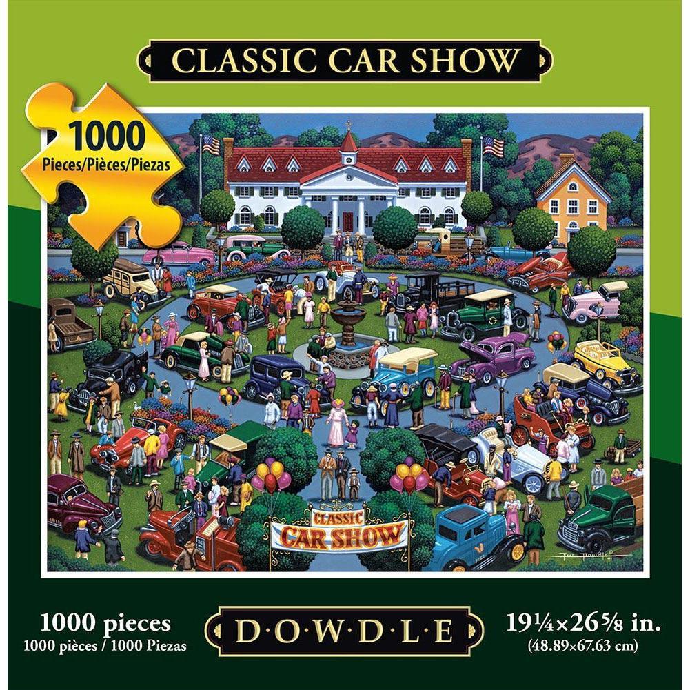 Classic Car Show 1000 Piece Puzzle Main Image