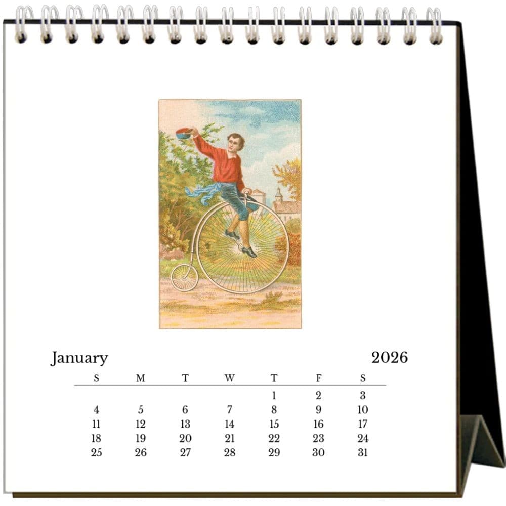 Cycling 2026 Easel Desk Calendar Second Alternate Image