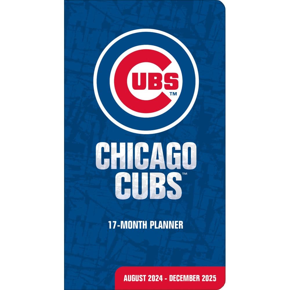 MLB Chicago Cubs 17 Month 2025 Pocket Planner