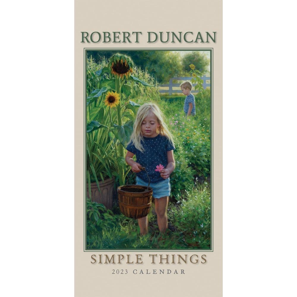 Robert Duncan Studios Simple Things by Robert Duncan 2023 Slim Vertical Wall Calendar