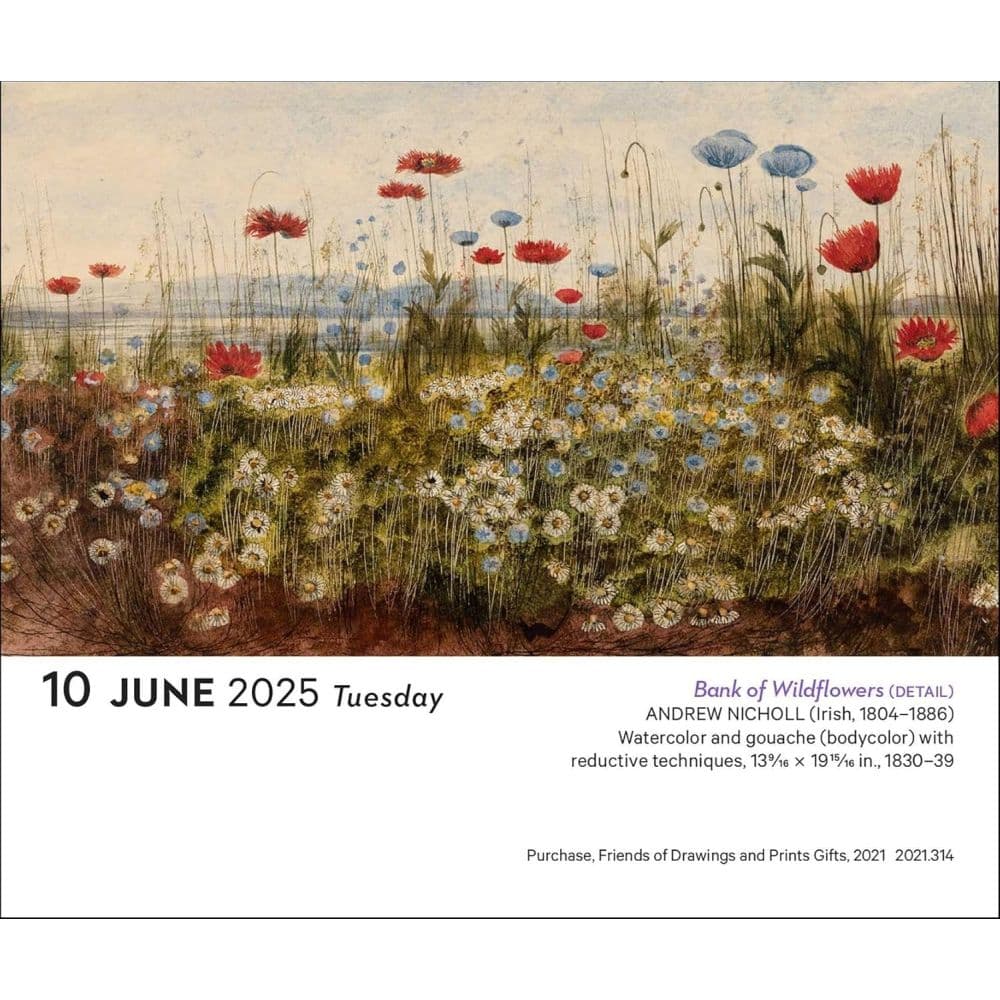 Impressionism and Post-Impressionism 2025 Desk Calendar Fifth  Alternate Image