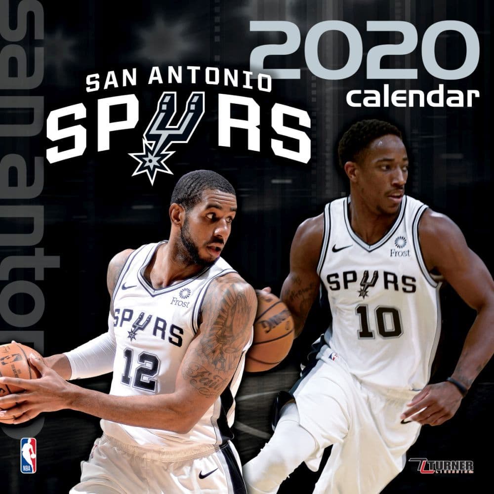 San Antonio Spurs Team Wall Calendar