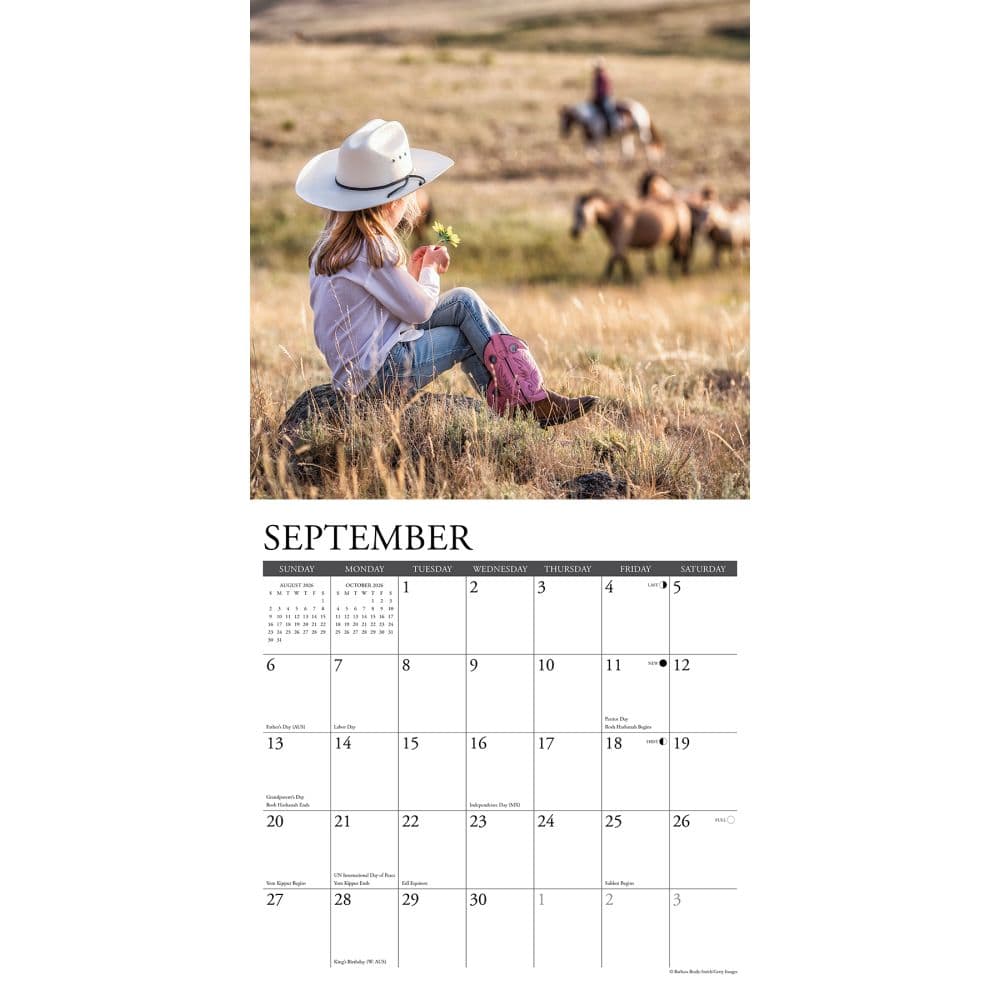 Cowgirls 2026 Wall Calendar Second Alternate Image