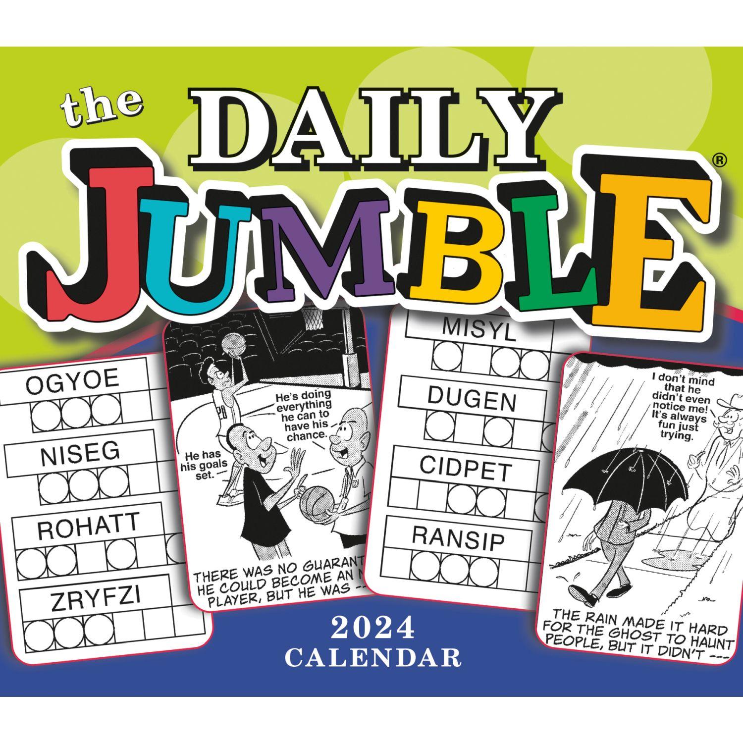 Daily Jumble 2025 Desk Calendar