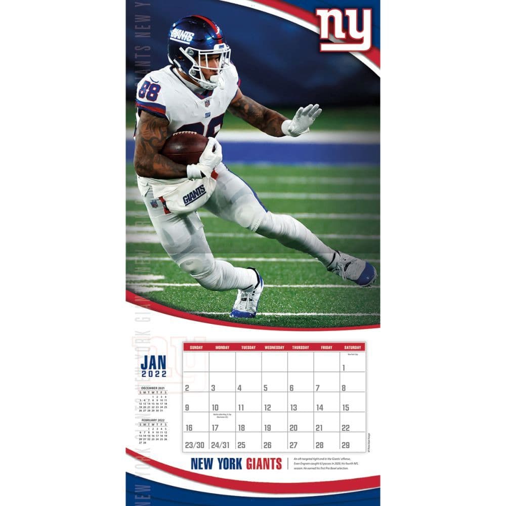 New York Giants 2022 Wall Calendar - Calendars.com