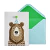 image Bear with Hat Birthday Card Front