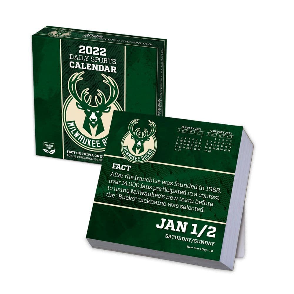 Milwaukee Bucks 2022 calendars