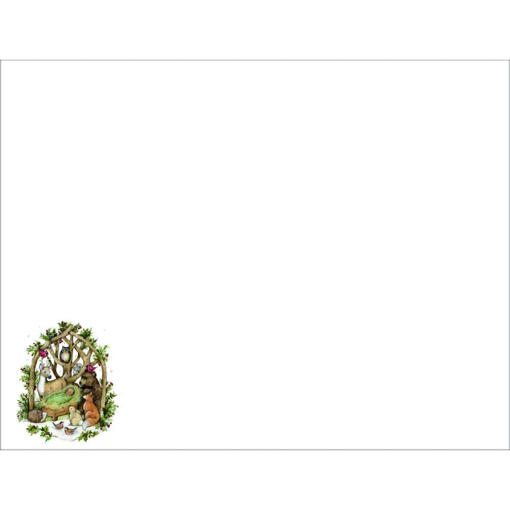 Heaven and Nature Sing Frosty Evening Christmas Cards Second Alternate Image