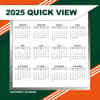 image COL Miami Hurricanes 2025 Desk Calendar Third Alternate Image