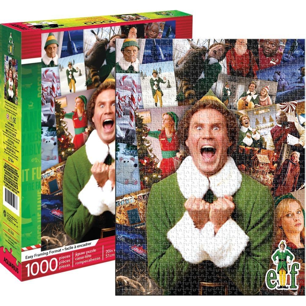 Elf Collage Christmas 1000 Piece Puzzle First Alternate Image width=&quot;1000&quot; height=&quot;1000&quot;