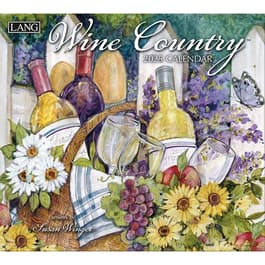 Susan Winget Wine Country 2025 Wall Calendar