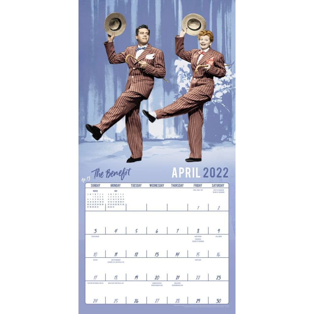 I Love Lucy 2022 Wall Calendar - Calendars.com