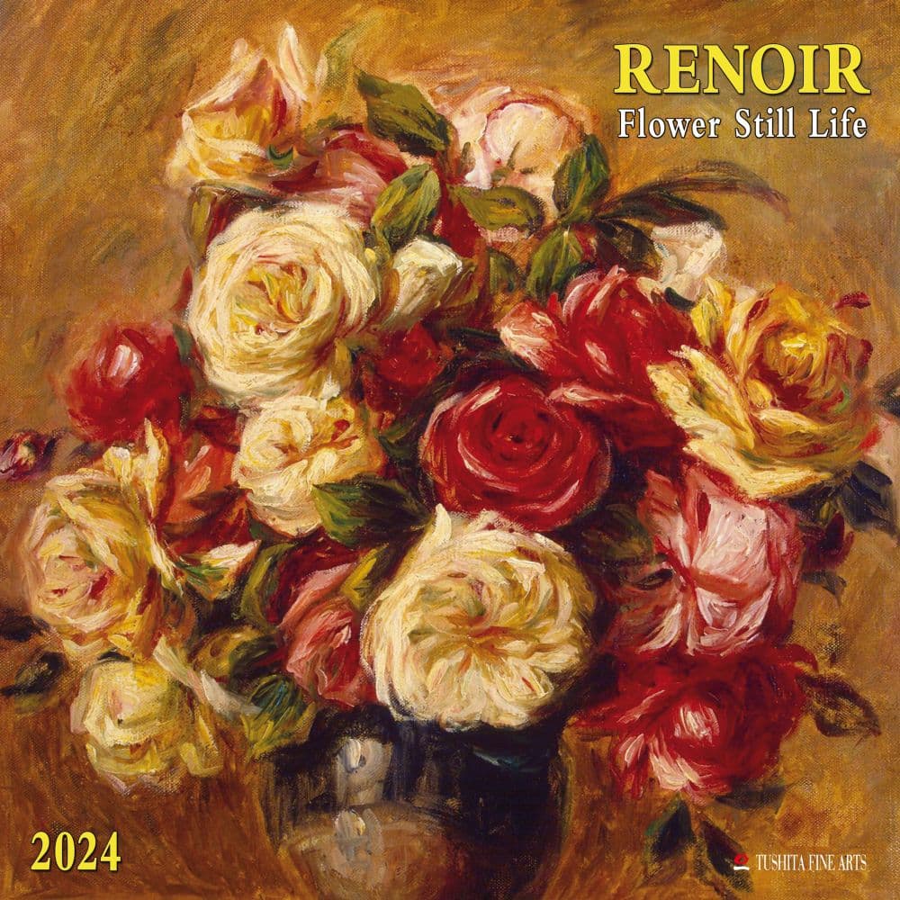 Renoir Flowers Still Life 2024 Wall Calendar