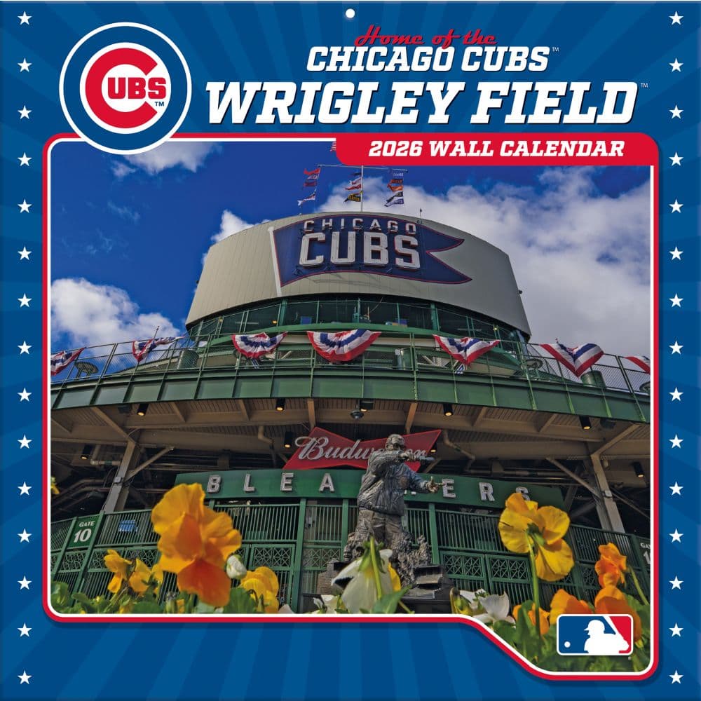 MLB Wrigley Field 2026 Wall Calendar Main Product Image