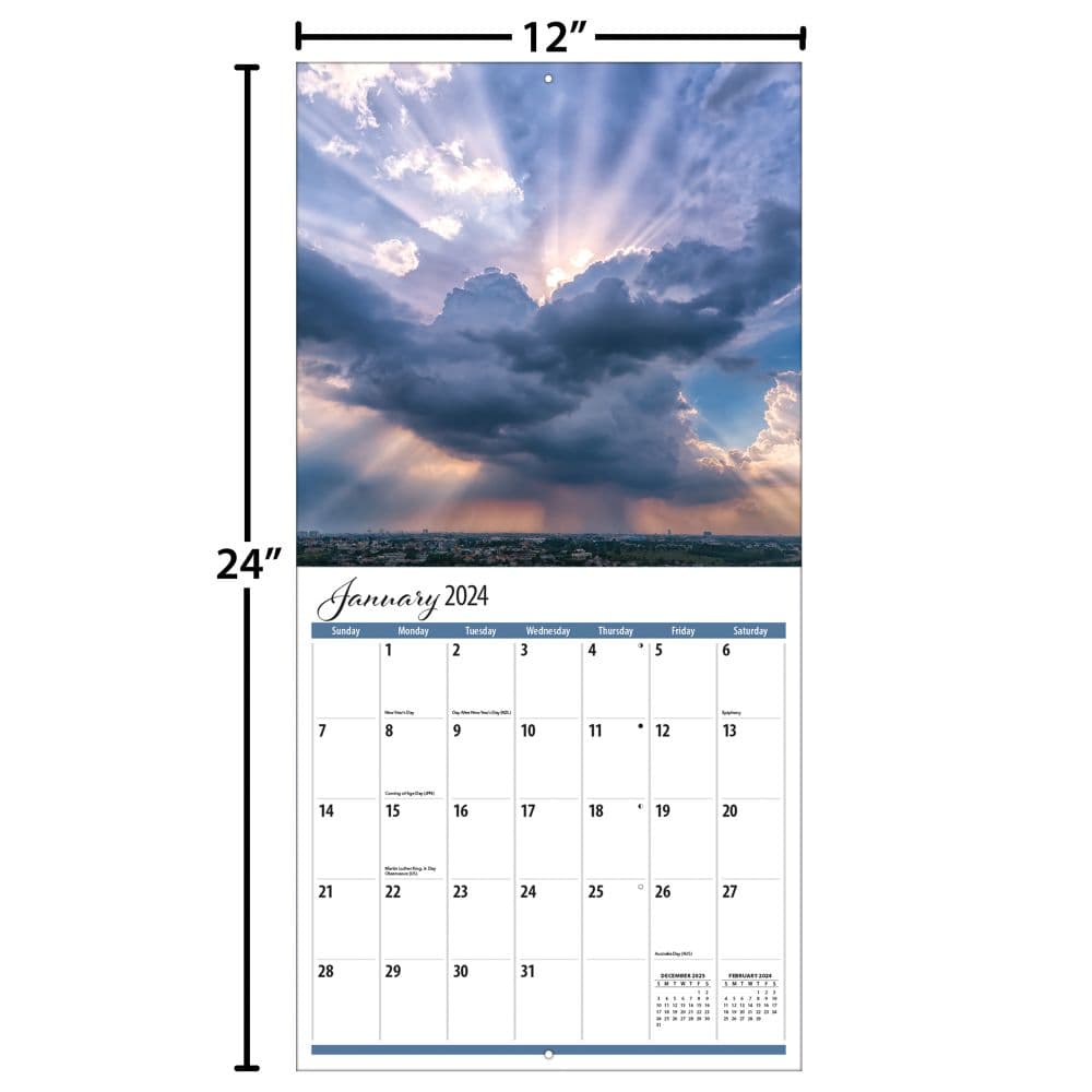 Clouds 2024 Wall Calendar