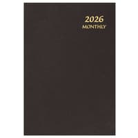 image Black Monthly 2026 Planner Main Product Image