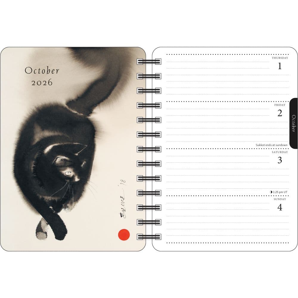 Artful Cat Weekly 2026 Planner Fifth Alternate Image
