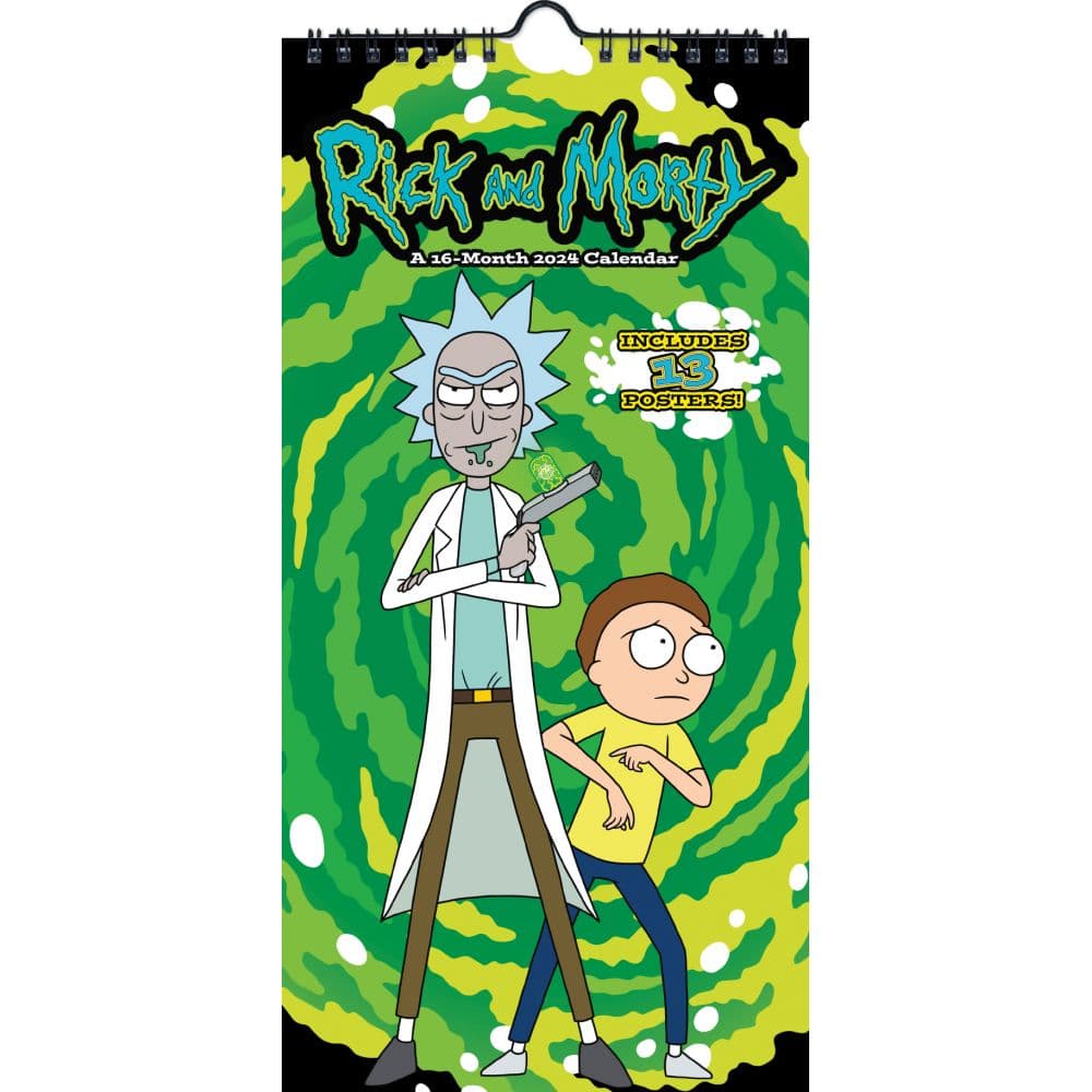 Rick & Morty Poster 2024 Mini Wall Calendar