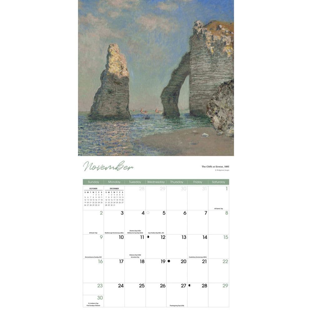 Monet 2025 Wall Calendar Fourth Alternate Image width=&quot;1000&quot; height=&quot;1000&quot;