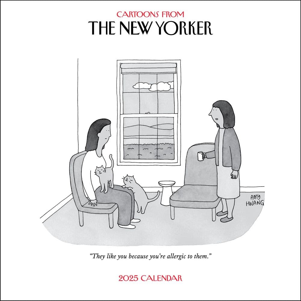 New Yorker Cartoons 2025 Wall Calendar