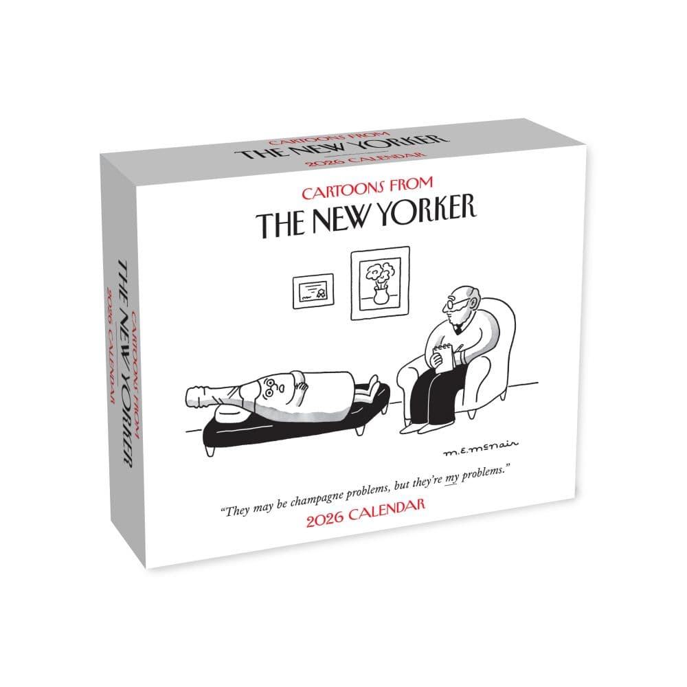 New Yorker Cartoons 2026 Desk Calendar Main Image
