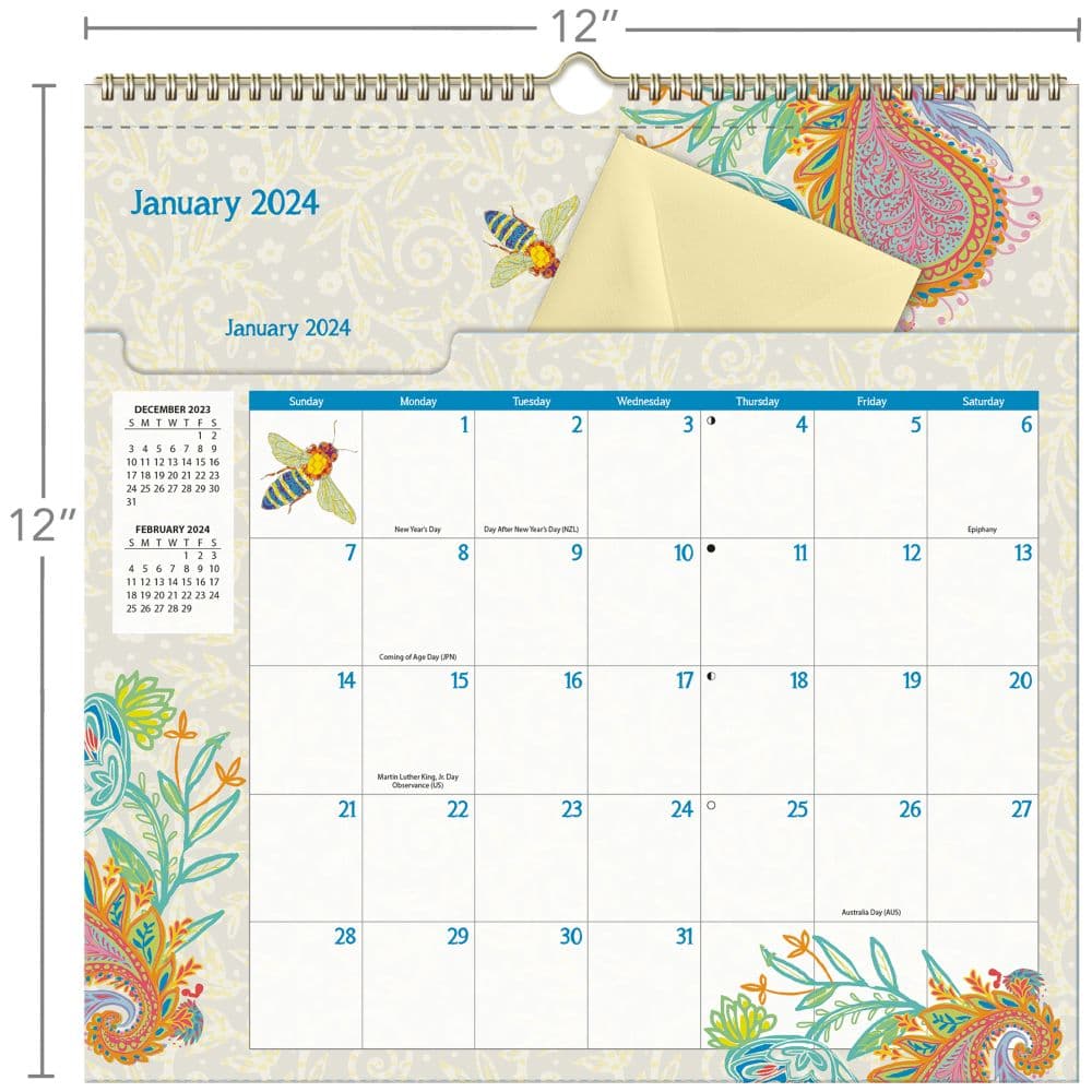 Ladybird File It 2024 Wall Calendar Alternate Image 5