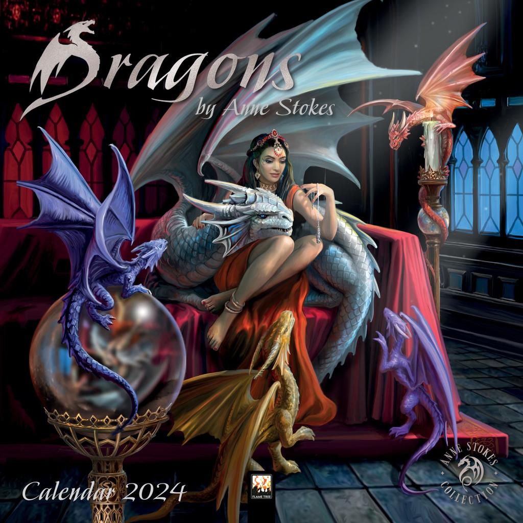 Dragons Stokes 2024 Wall Calendar