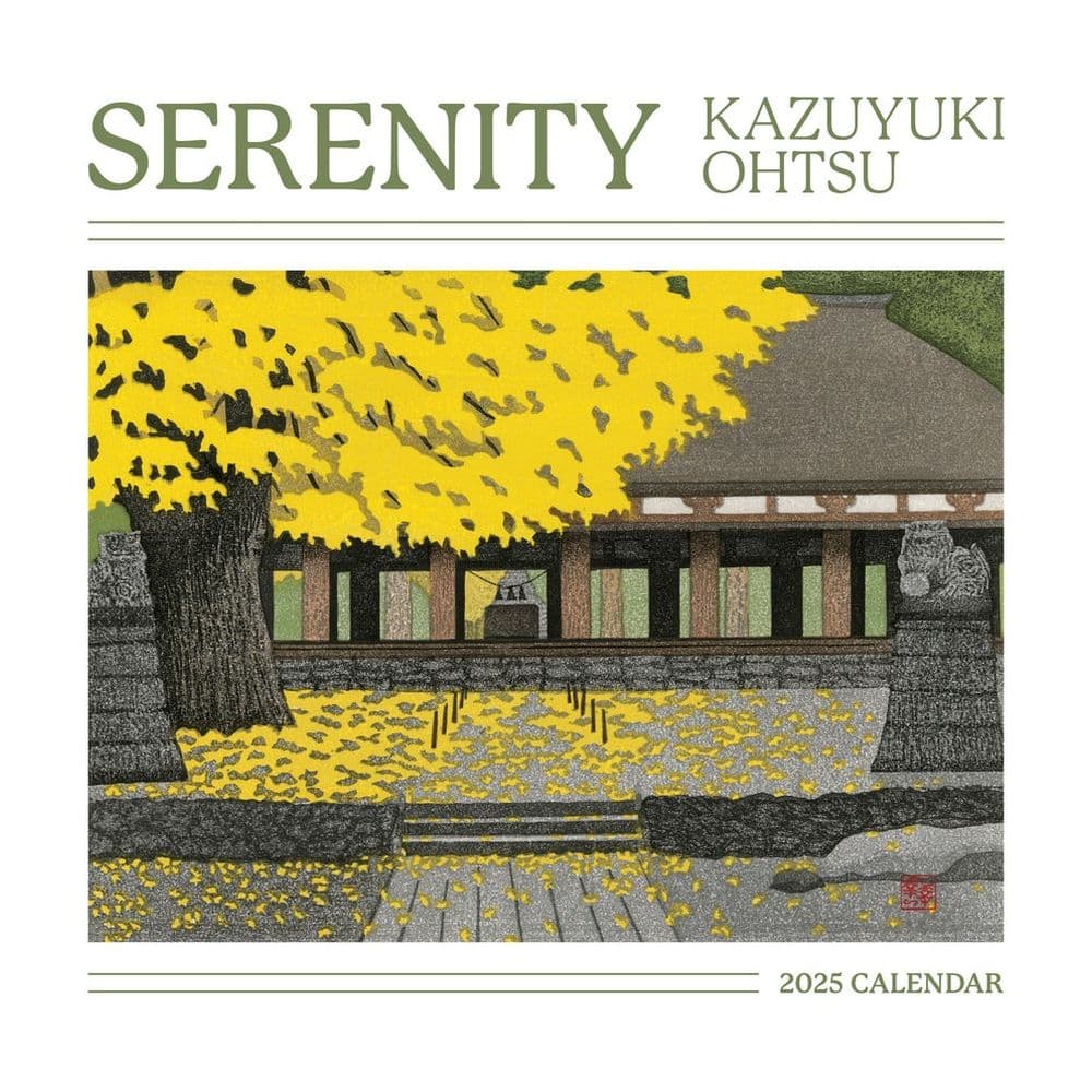 Serenity Ohtsu 2025 Mini Wall Calendar - Calendars.com