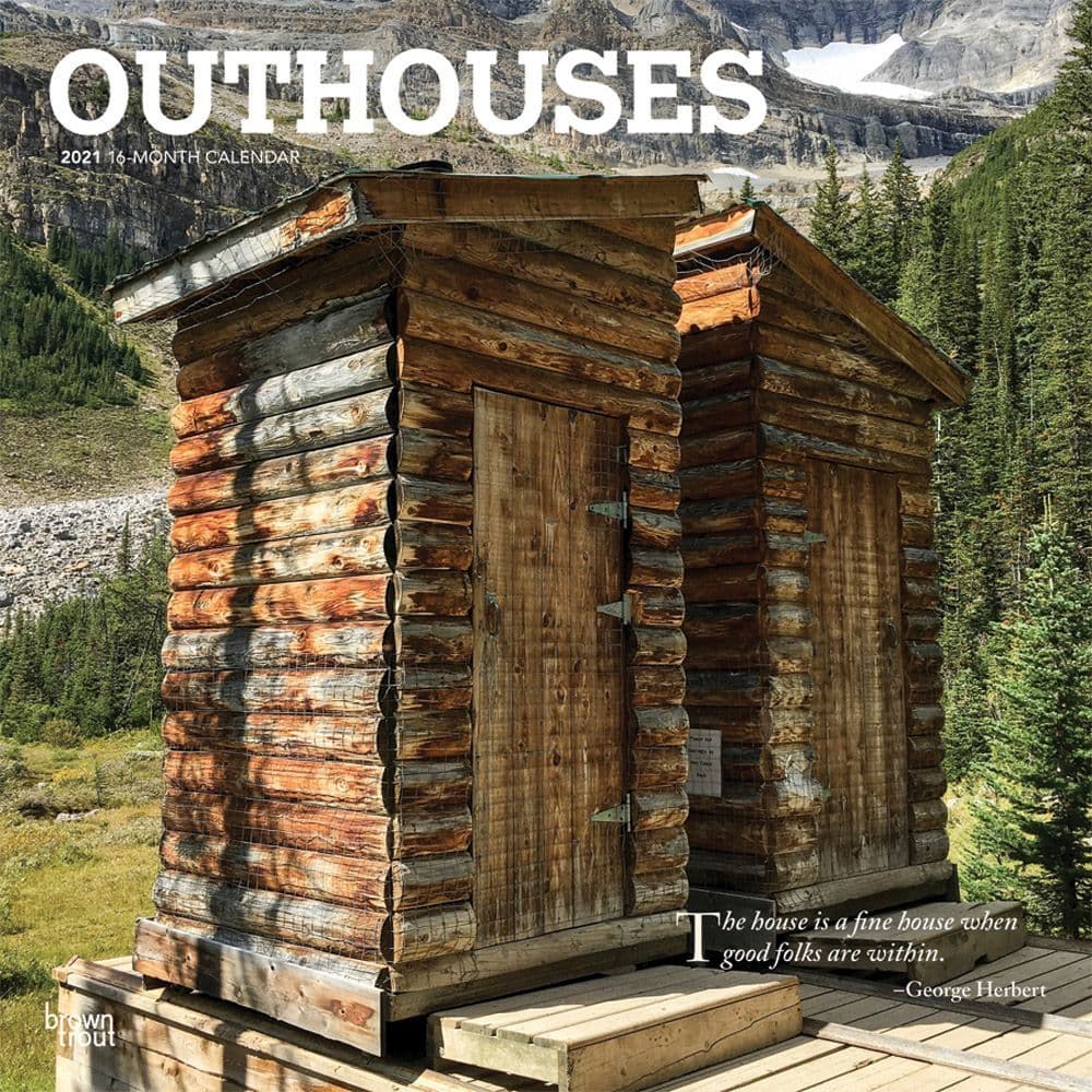 Outhouses Wall Calendar