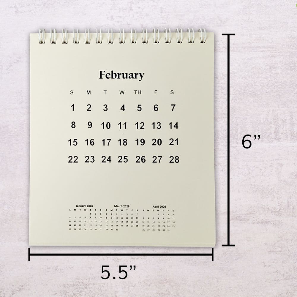 Colors 2026 Easel Desk Calendar Third Alternate Image